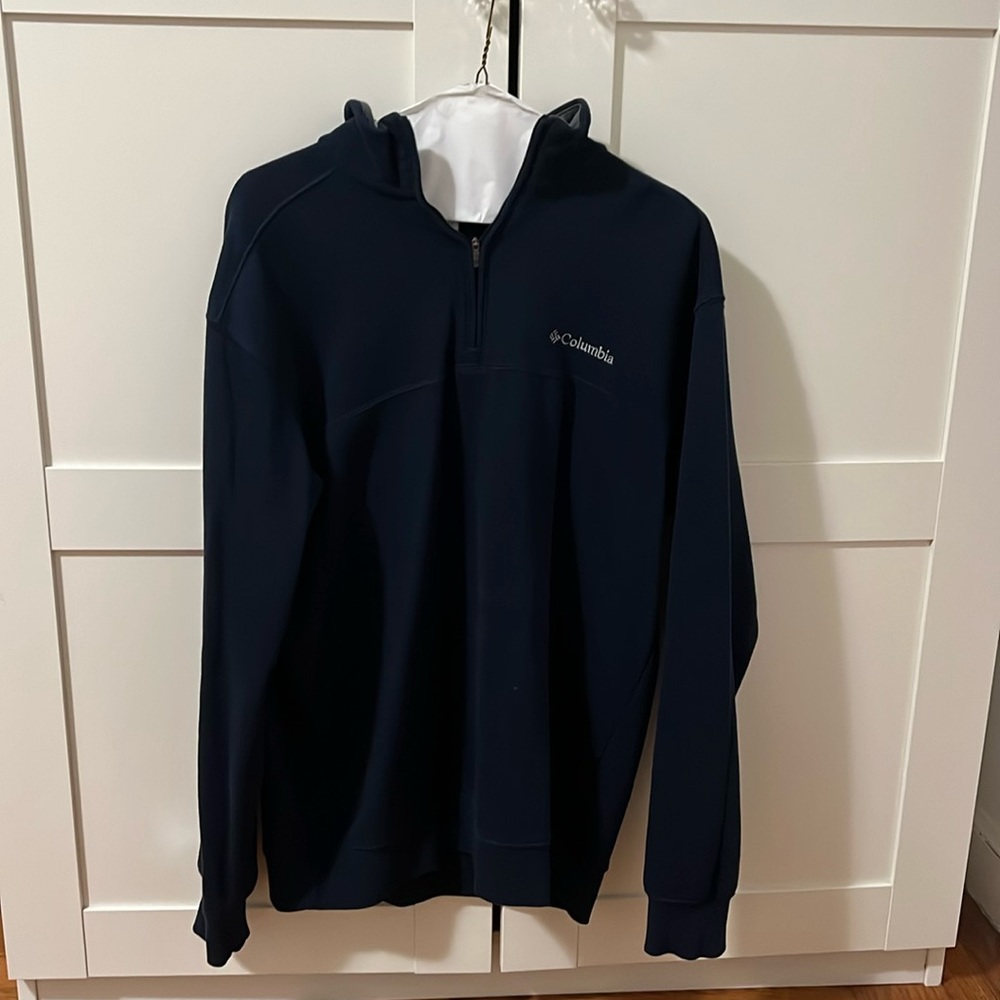 Columbia Navy Quarter Zip